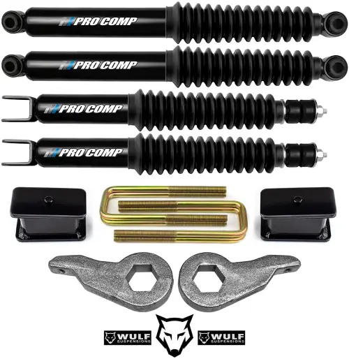 WULF 1-3" Front 3" Rear Lift Kit with Pro Comp Shocks