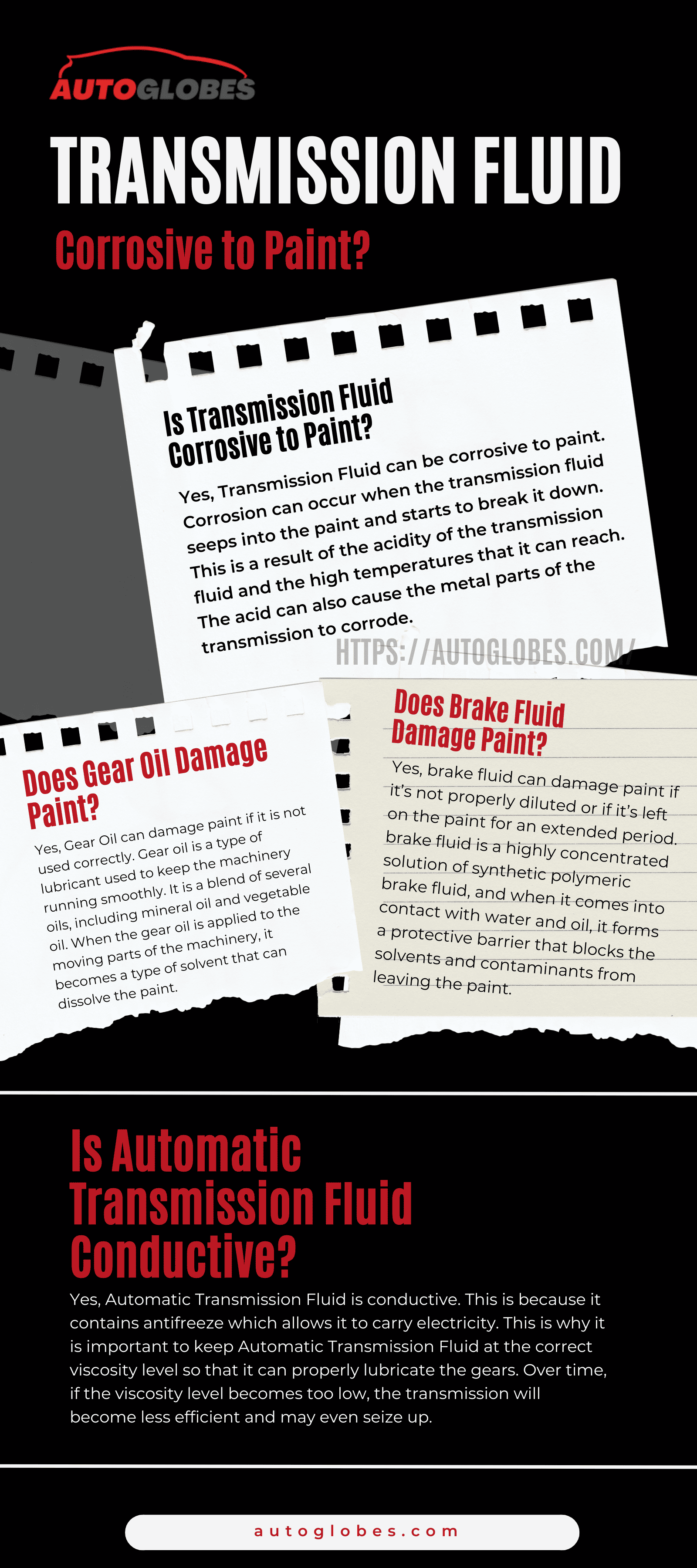 Is Transmission Fluid Corrosive to Paint infographic