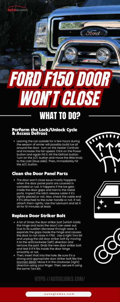 [Solved] Ford F150 Door Won't Close: What To Do? - AutoGlobes