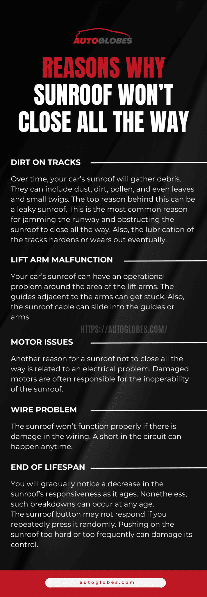 How to Fix a Sunroof That Won't Close All the Way? Easy Fixes! AutoGlobes