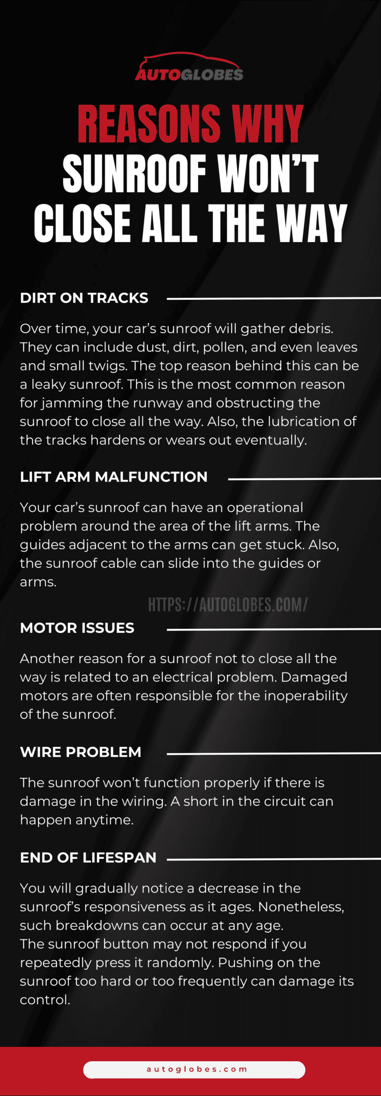 How to Fix a Sunroof That Won't Close All the Way? Easy Fixes! AutoGlobes