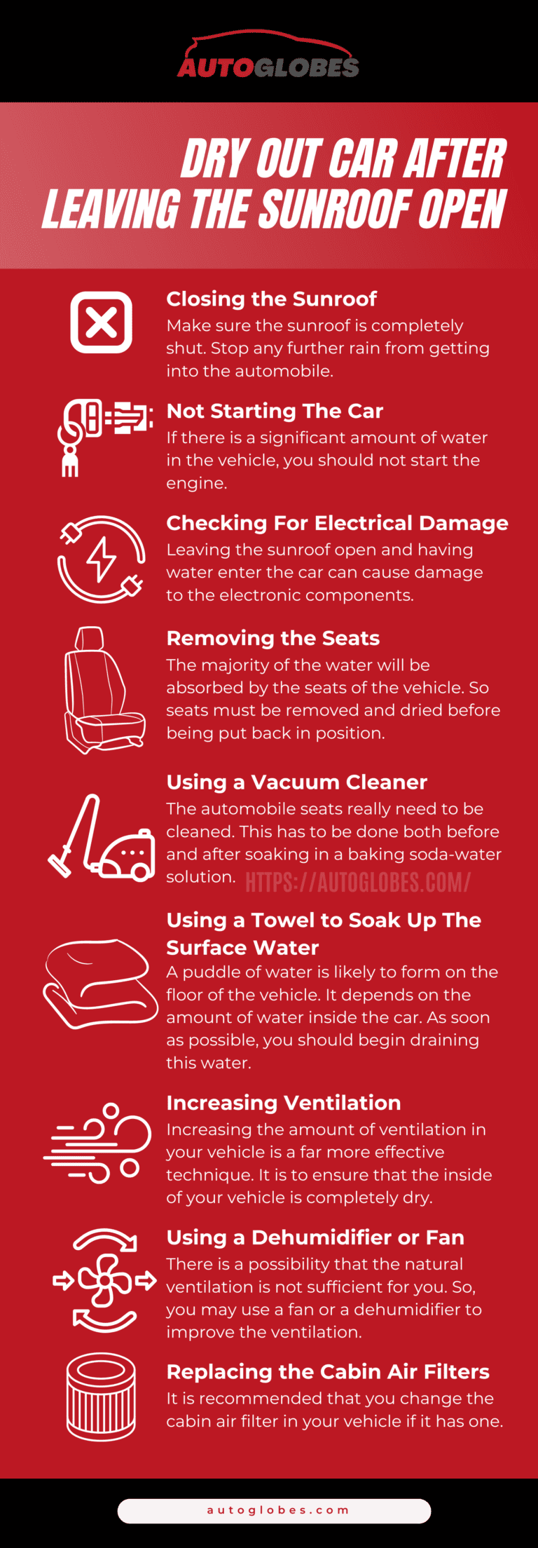 How To Dry Out Car After Leaving Sunroof Open in Rain AutoGlobes