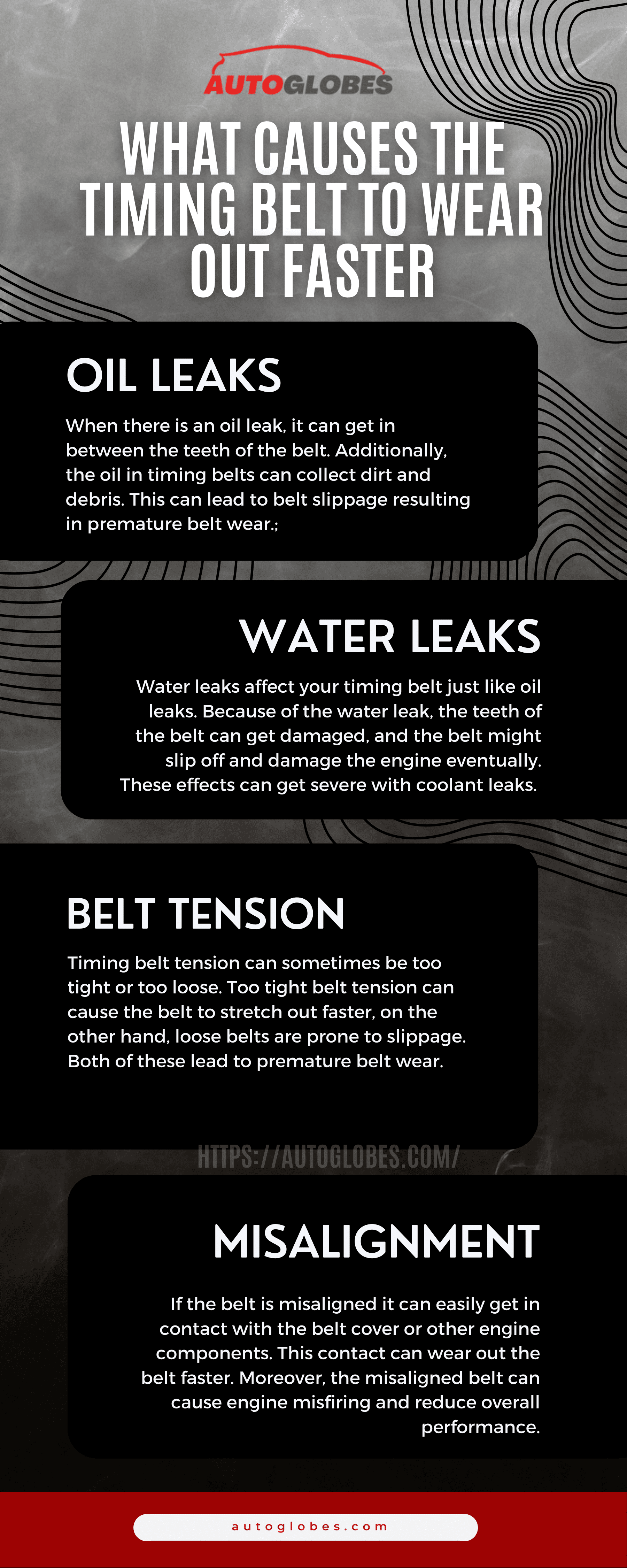 what Causes the Timing Belt to Wear Out Faster Infographic