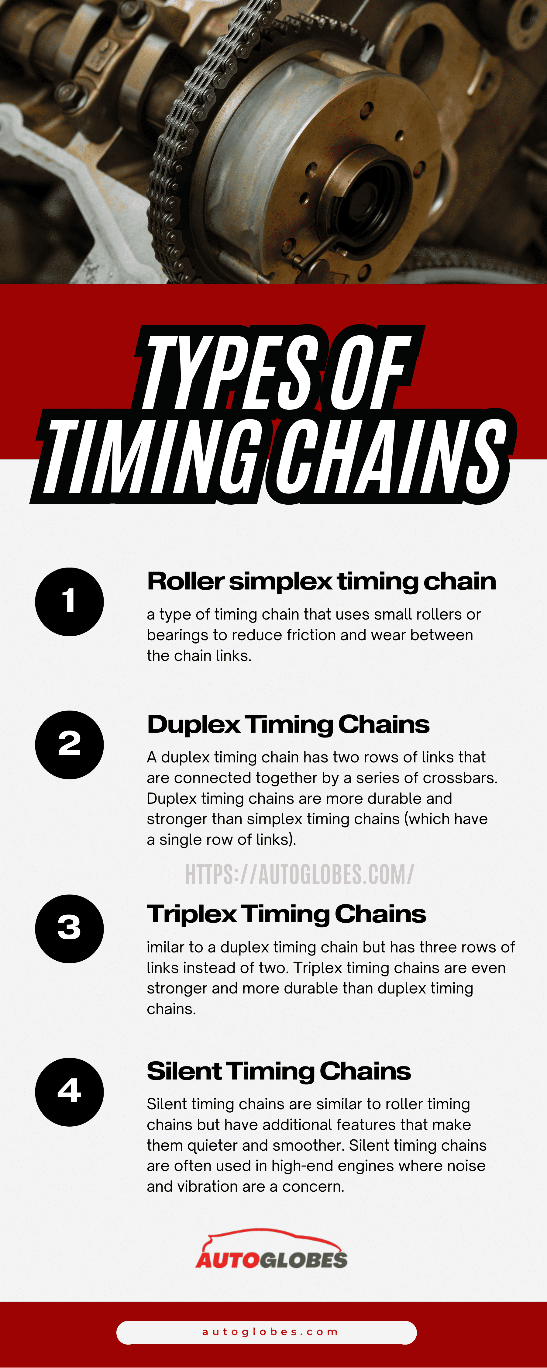 Types Of Timing Chains Infographic