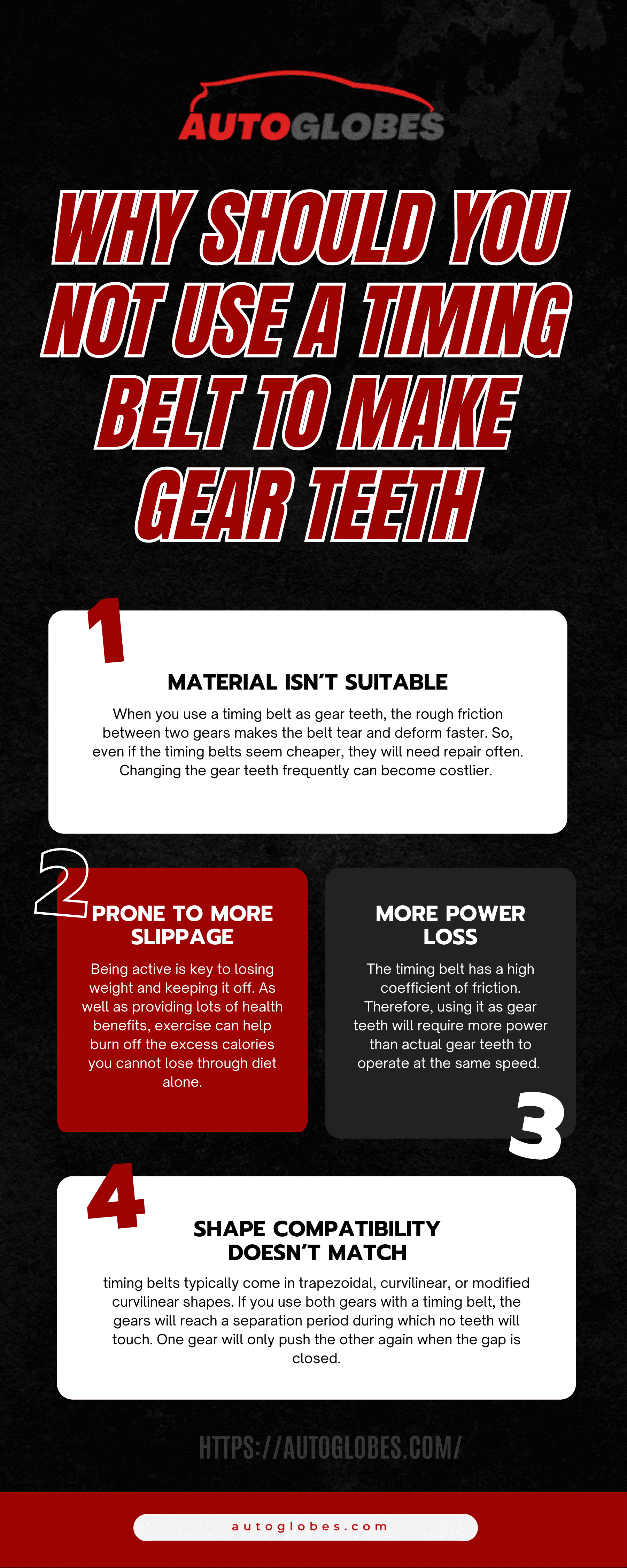Why Should You Not Use A Timing Belt To Make Gear Teeth Infographic